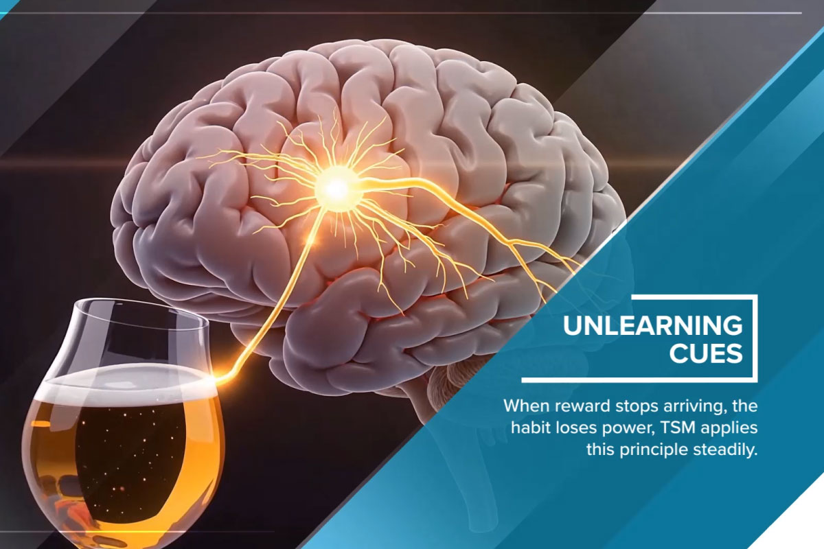 Watch the Sinclair Method UK video and see how medical support helps you cut down drinking